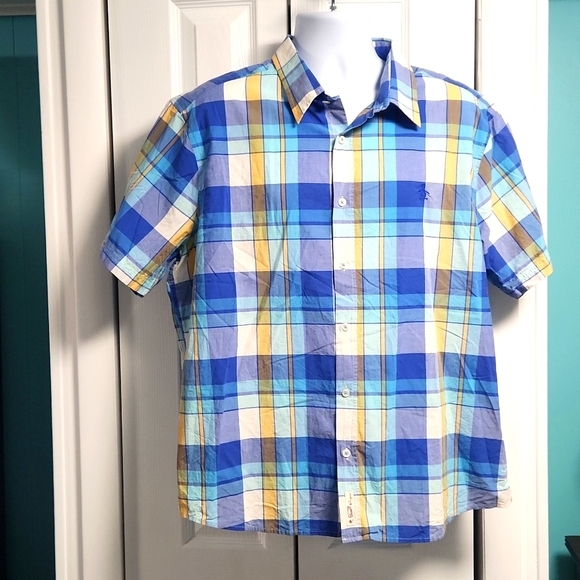 Original Penguin Other - Men's Original Penguin by Munsing Wear Plaid Button Down SS Shirt XXL